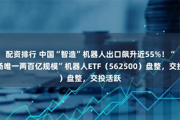 配资排行 中国“智造”机器人出口飙升近55%！“全市场唯一两百亿规模”机器人ETF（562500）盘整，交投活跃